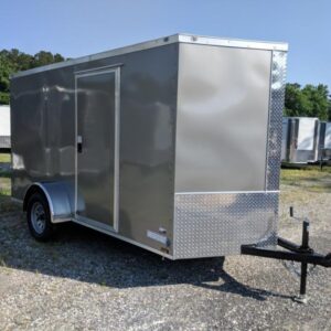 6x12 Single Axle Enclosed Trailer